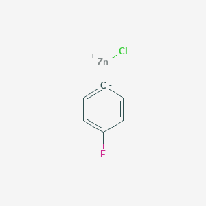 molecular formula C6H4ClFZn B14276593 Zinc, chloro(4-fluorophenyl)- CAS No. 133472-27-2