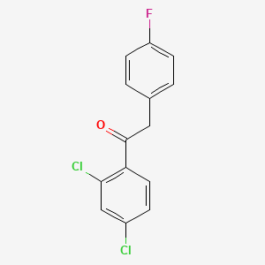 1-(2,4-Dichlorophenyl)-2-(4-fluorophenyl)ethanone