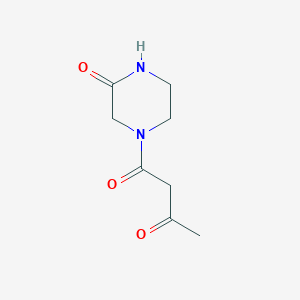 1-(3-Oxopiperazin-1-yl)butane-1,3-dione