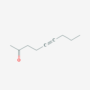 molecular formula C9H14O B14276700 Non-5-YN-2-one CAS No. 132716-17-7