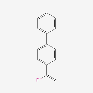 molecular formula C14H11F B14276707 4-(1-Fluoroethenyl)-1,1'-biphenyl CAS No. 133368-03-3