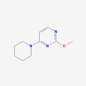 molecular formula C10H15N3O B1427675 2-Methoxy-4-piperidinopyrimidine CAS No. 1381944-24-6