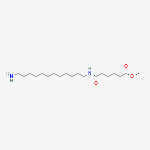 molecular formula C19H38N2O3 B14276829 Methyl 6-[(12-aminododecyl)amino]-6-oxohexanoate CAS No. 163755-50-8