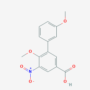 4-Methoxy-3-(3-methoxyphenyl)-5-nitrobenzoic acid