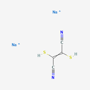 molecular formula C4H2N2Na2S2 B1427687 2-Butenedinitrile, 2,3-dimercapto-, disodium salt, (2Z)- CAS No. 5466-54-6