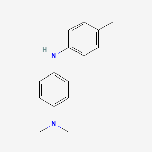 molecular formula C15H18N2 B14276872 N~1~,N~1~-Dimethyl-N~4~-(4-methylphenyl)benzene-1,4-diamine CAS No. 132540-71-7