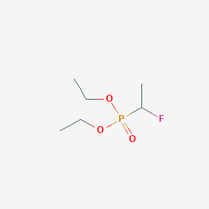 molecular formula C6H14FO3P B14276938 Phosphonic acid, (1-fluoroethyl)-, diethyl ester CAS No. 135738-54-4