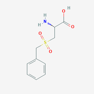 molecular formula C10H13NO4S B014277 S-苄基-L-半胱氨酸磺酮 CAS No. 25644-88-6