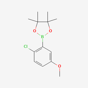 2-(2-Chloro-5-methoxyphenyl)-4,4,5,5-tetramethyl-1,3,2-dioxaborolane