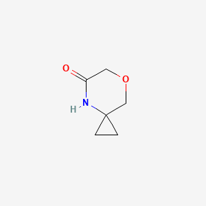 molecular formula C6H9NO2 B1427703 7-Oxa-4-azaspiro[2.5]octan-5-one CAS No. 1100753-07-8
