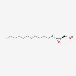 molecular formula C15H30O2 B14277080 Oxiranemethanol, 3-dodecyl-, (2R,3R)- CAS No. 165880-19-3