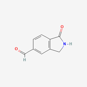 molecular formula C9H7NO2 B1427711 1-Oxoisoindoline-5-carbaldehyde CAS No. 926307-99-5