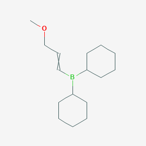 molecular formula C16H29BO B14277225 Dicyclohexyl(3-methoxyprop-1-EN-1-YL)borane CAS No. 178804-55-2