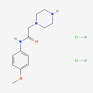 N-(4-Methoxyphenyl)-2-piperazin-1-ylacetamide dihydrochloride