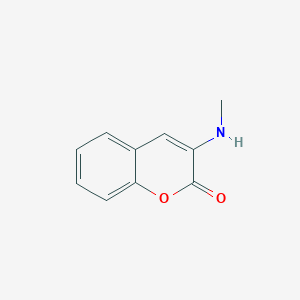 molecular formula C10H9NO2 B14277232 3-(Methylamino)-2H-1-benzopyran-2-one CAS No. 125239-90-9