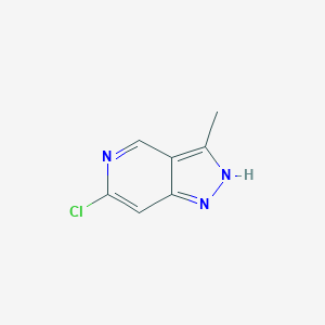 molecular formula C7H6ClN3 B1427728 6-Chloro-3-methyl-1H-pyrazolo[4,3-c]pyridine CAS No. 1092062-74-2