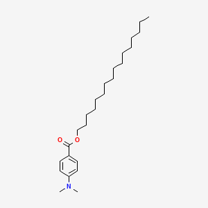 molecular formula C25H43NO2 B14277305 Hexadecyl 4-(dimethylamino)benzoate CAS No. 125628-90-2