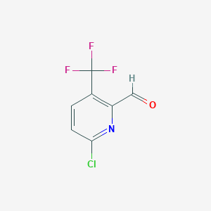 6-Chloro-3-(trifluoromethyl)picolinaldehyde