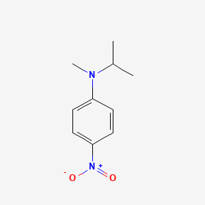 molecular formula C10H14N2O2 B14277338 Benzenamine, N-methyl-N-(1-methylethyl)-4-nitro- CAS No. 138200-64-3