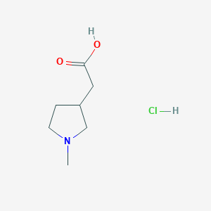 2-(1-Methylpyrrolidin-3-yl)acetic acid hydrochloride