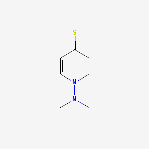 molecular formula C7H10N2S B14277360 1-(Dimethylamino)pyridine-4(1H)-thione CAS No. 134368-08-4