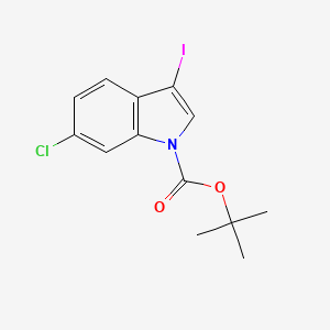 tert-Butyl 6-chloro-3-iodo-1H-indole-1-carboxylate