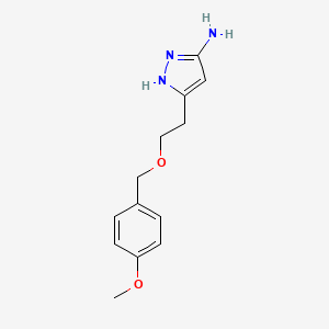 5-(2-((4-Methoxybenzyl)oxy)ethyl)-1H-pyrazol-3-amine