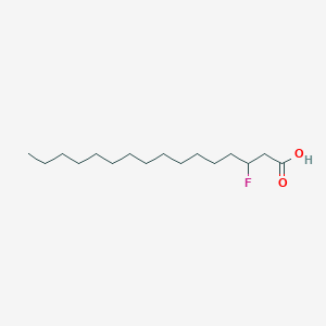 molecular formula C16H31FO2 B14277426 3-Fluorohexadecanoic acid CAS No. 137676-79-0