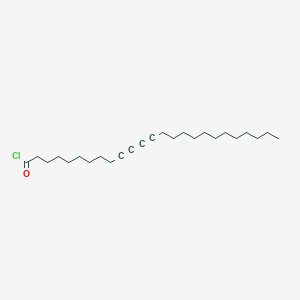 molecular formula C25H41ClO B14277433 10,12-Pentacosadiynoyl chloride CAS No. 128937-83-7
