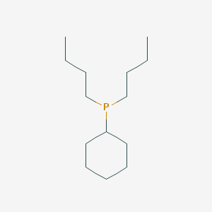molecular formula C14H29P B14277458 Dibutyl(cyclohexyl)phosphane CAS No. 125739-79-9