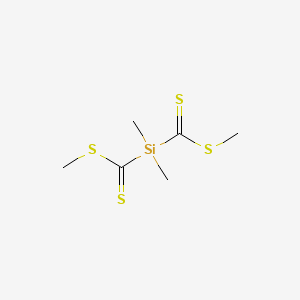 molecular formula C6H12S4Si B14277491 Dimethyl dimethylsilanedicarbodithioate CAS No. 139458-49-4