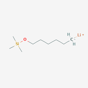 molecular formula C9H21LiOSi B14277493 lithium;hexoxy(trimethyl)silane CAS No. 166257-00-7
