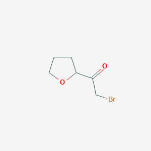 molecular formula C6H9BrO2 B142775 2-Bromo-1-(oxolan-2-yl)ethan-1-one CAS No. 141061-17-8