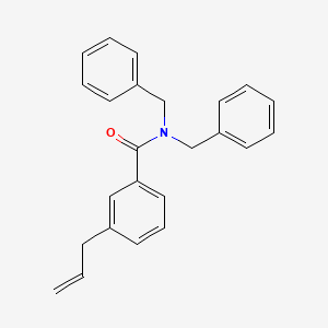 molecular formula C24H23NO B14277535 N,N-Dibenzyl-3-(prop-2-en-1-yl)benzamide CAS No. 138385-31-6