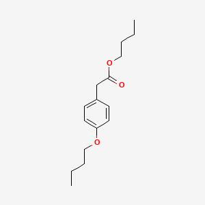 molecular formula C16H24O3 B1427762 Butyl 2-(4-butoxyphenyl)acetate CAS No. 1185726-73-1