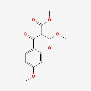 molecular formula C13H14O6 B14277639 Dimethyl (4-methoxybenzoyl)propanedioate CAS No. 149652-25-5
