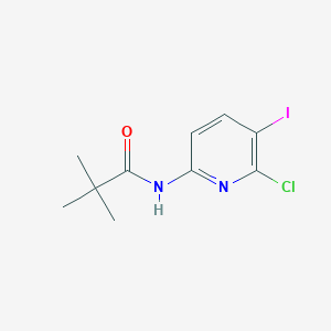 N-(6-Chloro-5-iodopyridin-2-yl)pivalamide