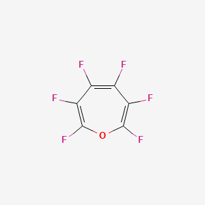 molecular formula C6F6O B14277790 Hexafluorooxepine CAS No. 129193-79-9