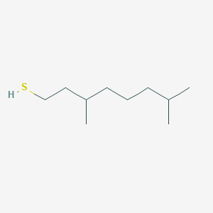 molecular formula C10H22S B14277800 3,7-Dimethyloctane-1-thiol CAS No. 138077-76-6