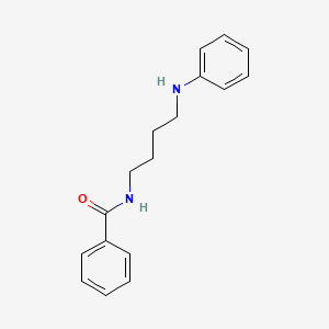 molecular formula C17H20N2O B14277812 Benzamide, N-[4-(phenylamino)butyl]- CAS No. 163979-84-8