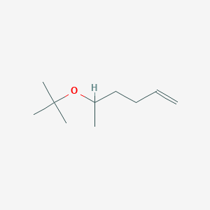 molecular formula C10H20O B14277853 5-tert-Butoxyhex-1-ene CAS No. 141246-48-2