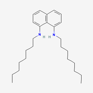 molecular formula C26H42N2 B14277862 N~1~,N~8~-Dioctylnaphthalene-1,8-diamine CAS No. 135838-70-9