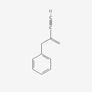 molecular formula C11H10 B14277868 Benzene, (2-methylene-3-butynyl)- CAS No. 175852-68-3