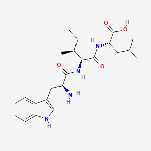 molecular formula C23H34N4O4 B14277899 Trp-Ile-Leu CAS No. 157976-66-4