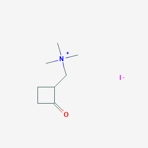 molecular formula C8H16INO B14277955 N,N,N-Trimethyl(2-oxocyclobutyl)methanaminium iodide CAS No. 166672-52-2