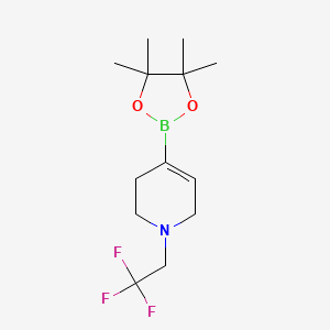 4-(4,4,5,5-Tetramethyl-1,3,2-dioxaborolan-2-YL)-1-(2,2,2-trifluoroethyl)-1,2,3,6-tetrahydropyridine