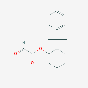molecular formula C18H24O3 B14278044 5-Methyl-2-(2-phenylpropan-2-yl)cyclohexyl oxoacetate CAS No. 129444-92-4