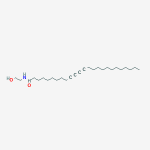 molecular formula C27H47NO2 B14278071 N-(2-Hydroxyethyl)pentacosa-10,12-diynamide CAS No. 137870-33-8