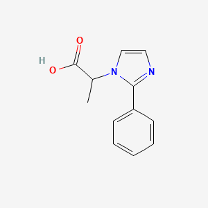 2-(2-phenyl-1H-imidazol-1-yl)propanoic acid