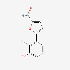 5-(2,3-Difluorophenyl)furan-2-carbaldehyde